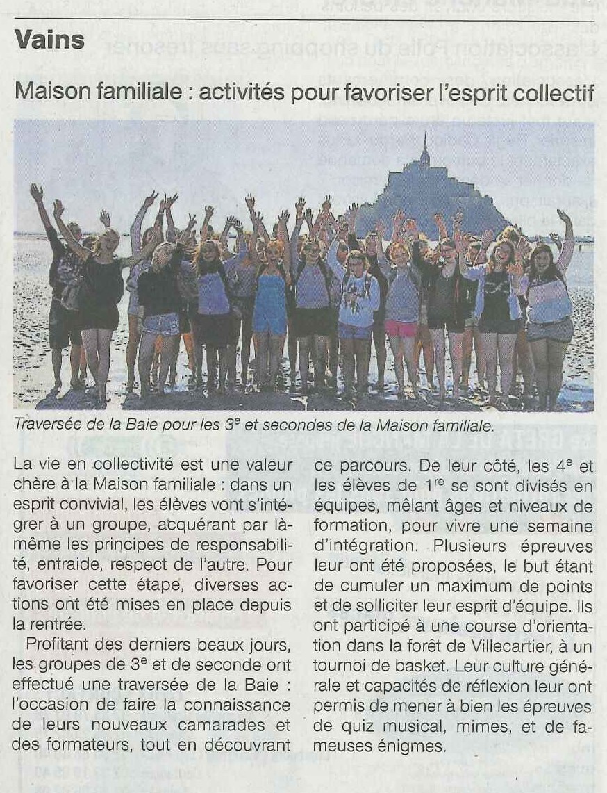Ouest France 26-09-2015